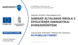 Iskola C épületének energetikai korszerűsítése