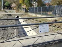 A Malom utca árok a kivitelezés eredményeként