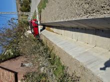 A Malom utca árok a kivitelezés eredményeként